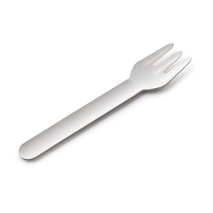 Nouvel arrivage : Fourchettes en carton 155 mm, ustensiles jetables pour food trucks, cafés et services de traiteur, lot de 100 pièces pour boulangerie - Product Image 1