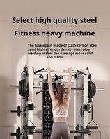 Machine de musculation Smith tout-en-un portable et pliable avec application sans fil, construction en aluminium pour la maison, le bureau ou l'extérieur