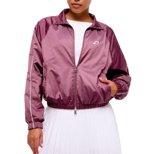 Women's Cropped <b>Pink</b> Lightweight Windbreaker <b>Jacket</b> Custom Reflective Piping Nylon Zip Up Bomber Outerwear Nylon Men's <b>Jackets</b> - Product Image 1
