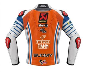 Francesco Bagnaia <b>Racing</b> <b>Jacket</b> Rucati Custom Kangaroo Leather MotoCP CE Approved Armored Men's Professional <b>Jacket</b>/Chaqueta - Product Image 2