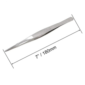 Pince à pansement médicale en acier inoxydable durable pour le soin des plaies, la manipulation des tissus et les soins de santé - Product Image 4