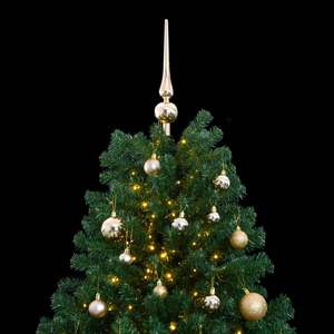 Sapin de Noël Artificiel Articulé avec 300 LED et Ensemble de Boules 210 cm pour une Décoration Festive - Product Image 3