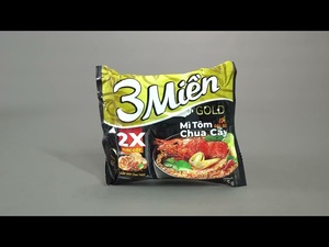 Soupe de nouilles au bœuf 3 Mien de haute qualité à prix abordable, 65g, fabrication sous marque privée, nouilles instantanées super rapides du Vietnam en vrac - Product Image 4