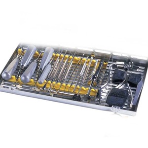 Plateau de Stérilisation Dentaire en Acier Inoxydable pour 12 Instruments avec Rails en Silicone – Organisateur de Supports d'Outils Dentaires - Product Image 6
