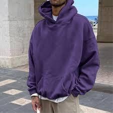 Pull-over chaud en jersey épais, esthétique urbaine minimaliste, streetwear, vente en gros, sweats à capuche pour hommes, texture vieillie délavée à l'acide vintage - Product Image 4