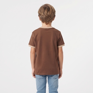 Camiseta Ringer Personalizada para Niños, Unisex, Cuello Redondo, Manga Corta, Puños en Contraste, 100% Algodón Jersey, Corte Regular - Product Image 3