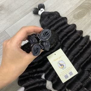 ผมมนุษย์แท้จากธรรมชาติผมมนุษย์แท้แบบไม่ผ่านการต่อแบบเป็นลอนลึกแบบสองชั้น - Product Image 6