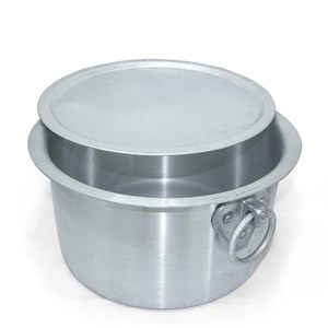 <b>Stainless</b> <b>Steel</b> <b>Pot</b> <b>Set</b> with Lid 1 Year Warranty 100W Power for Bakery Use - Product Image 2