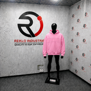 HIG QUALITY Pink Unisex Oversized Hooded Sweatshirt Regular Sleeve Solid Color Fleece Casual Autumn Wear MODERN CASUAL FASHIONAB - Product Image 3