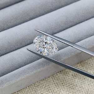 Diamante JC con Certificado IGI, Cultivado en Laboratorio, Corte Ovalado CVD, 4CT, Color EF, VVS2 VS1, Unisex, Joyería Fina Premium, Fabricación OEM ODM - Product Image 3