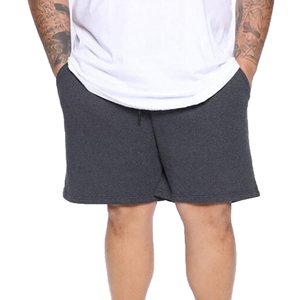 New Style Men's Solid Casual Shorts High Waist <b>Drawstring</b> Closure Quick Dry Breathable Cotton Customizable Outdoor Use - Product Image 5