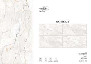 กระเบื้องพอร์ซเลนแกะสลักลายพรีเมียมทันสมัย ขนาดใหญ่ 600x1200 มม. สำหรับงานตกแต่งผนังภายใน ภายนอก พื้น และงานตกแต่งระดับความสูง - Product Image 5