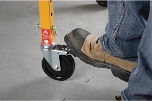 แพ็คเกจหอคอยนิรภัยแบบแม็กซี่สแควร์เบเกอร์ - ขนาด 12 ฟุต รับน้ำหนักได้ 1,000 ปอนด์ พร้อมพื้นแบบมีช่องเปิด ราวกันตก และตัวล็อคแบบดับเบิ้ลยู - Product Image 3