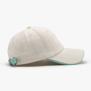Gorra de Béisbol Unisex de Moda, 6 Paneles, 100% Algodón, Bordado Personalizado, Gorra de Béisbol Personalizada de Fábrica OEM - Product Image 1