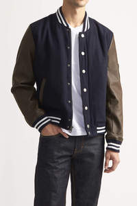 Customized Good Quality Luxury Wool Thick Hooded <b>Waterproof</b> Streetwear Unisex Varsity <b>Jacket</b> with Hats - Product Image 2