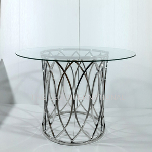 Table basse de luxe en métal et fer, design branches feuillues, plateau en verre, mobilier de villa - Product Image 4