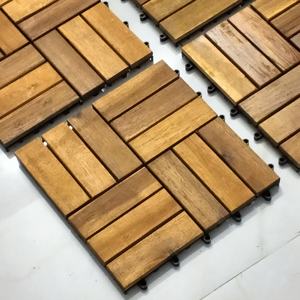 Baldosas de Madera Modernas de Alta Calidad para Terraza, 30 x 30 cm, Ecológicas, para Patio Interior, Balcón, Jardín, Fácil Instalación, Impermeables, Antideslizantes - Product Image 1