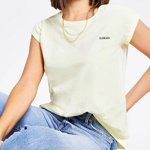 Camiseta de Moda para Mujer, Fabricada en Fábrica, Estilo Casual, Holgada, Moderna, de Manga Corta / Camiseta Casual para Mujer, Estilo Holgado y a la Moda - Product Image 2