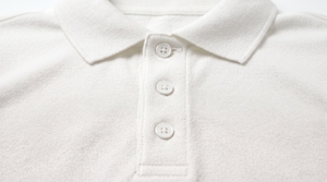 Chemise polo homme en coton blanc, manches courtes, coupe classique, couleur unie, tissu tricoté, style décontracté - Product Image 3