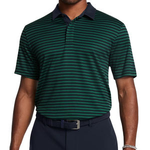 เสื้อโปโลผู้ชายลายทางคุณภาพสูงระดับพรีเมียม ซับเหงื่อได้ดี เหมาะสำหรับกีฬากอล์ฟ พร้อมบริการปักลายและโลโก้แบบ OEM - Product Image 1