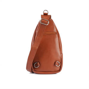 Bolso Bandolera de Piel Auténtica Hecho a Mano de Lujo para Mujer con Tres Bolsillos con Cremallera y Correa Ajustable Cómoda - Product Image 2