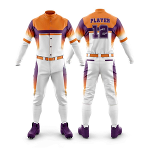 ชุดยูนิฟอร์มเบสบอลรุ่นใหม่ปี 2026 รับทำโลโก้และชื่อทีมตามสั่ง ดีไซน์ใหม่ ชุดฝึกซ้อมทีม เสื้อผ้ากีฬาสำหรับผู้ใหญ่ บริการ OEM - Product Image 4