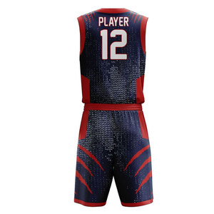 Conjunto de Uniformes de Baloncesto Transpirables Personalizados, Jersey y Pantalones Cortos de Sublimación de Alta Calidad, Poliéster/Algodón, Ropa Deportiva Profesional para Equipos - Product Image 6