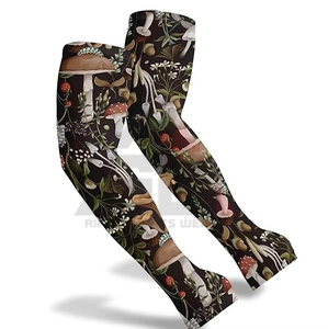 Rifat Sport Wear - Mangas Deportivas con Estampado Elegante, Protección UV, Protección para Tatuajes, Ligeras, Transpirables, de Nailon/Cachemira, Unisex - Product Image 6