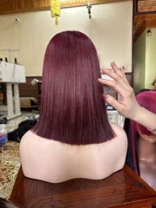 Extensions de cheveux raides en os bordeaux de haute qualité vietnamiennes 100% non traitées sans enchevêtrement sans perte avec prix de gros - Product Image 6