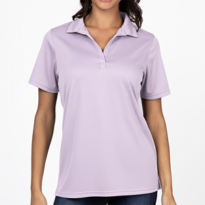 Camisas Polo Casuales para Mujer, Diseño Personalizado, Cuello en V, Color Sólido, Manga Corta, Logotipo Personalizado, Corte Ajustado, Algodón - Product Image 1