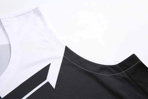 Custom Sublimated Basketball Jersey Set V-Neck Sleeveless Camouflage Print Moisture Wicking Men's <b>Athletic</b> Wear Team Uniform - Product Image 6