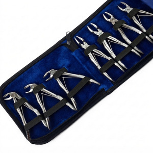 Extraction Forceps <b>Kit</b> Pedo 7Pc Set General Surgery Manual German Stainless Steel Class II CE Certified OPTITECH Instruments - Product Image 3
