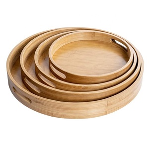 Rectangular Solid Wood Serving Tray Handmade With <b>Tree</b> Engraving Home Decoration <b>Tabletop</b> Craft - Product Image 2