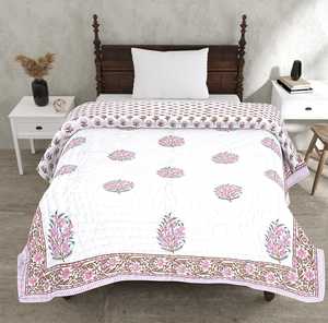 Manta de Lujo con Gran Motivo Floral, Microfibra de Poliéster Coreana, 600 Hilos, Reversible, Tamaño Personalizado, Impresión a Mano, Transpirable, para Uso Hotelero - Product Image 2