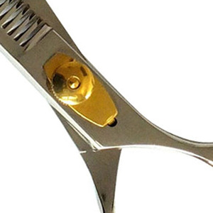 New Style Fashion Salon Barber <b>Thin</b> Scissors 6 Inch Stainless Steel Sharp Beauty Thinning Scissors Customizable Color - Product Image 3