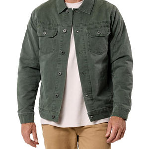 Veste slim pour homme, veste en jean ajustée, style élégant, tissu en coton durable, port flexible, confortable, veste professionnelle - Product Image 2