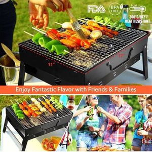 Griglia BBQ Portatile Pieghevole per Campeggio, Picnic e Grigliate in Giardino - Product Image 5