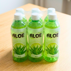 Boisson à l'aloe vera en marque blanche OEM 330 ml, saveur fruitée, bouteille, pomme, kiwi, raisin, pomme verte, fraise, pureté, 18 mois de conservation - Product Image 5