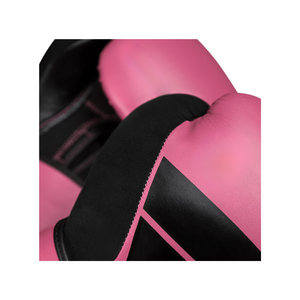 Gants de boxe en simili cuir rose avec fermeture Velcro, gants d'entraînement respirants pour adultes de 14 ans et plus - Product Image 6