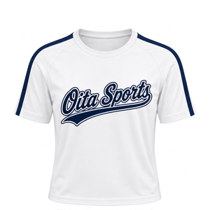 Conjunto de Uniforme de Animadora Azul Marino y Blanco, Top de Manga Corta, Falda Plisada, Ropa Deportiva para Equipo, Entrenamiento Atlético, Práctica y Presentación - Product Image 3