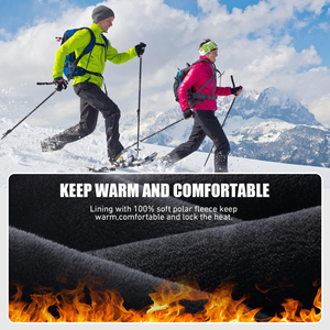 High Performance Ski Pants <b>Waterproof</b> Thermal Snowboard Trousers Durable Windproof Gear For Cold Weather Ice Sport Training - Product Image 5