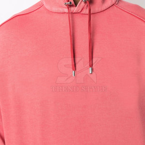 Sudaderas con capucha de alta calidad para hombre, estilo streetwear, con lavado ácido, de corte holgado. - Product Image 5