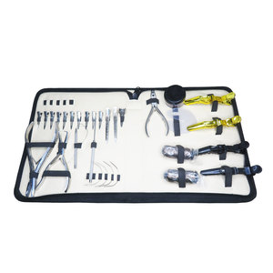 100% Stainless Steel Surgical Grade Professional Multifunctional Hair Extension <b>Pliers</b> Tools Accessories Kit <b>Set</b> Commercial Use - Product Image 4