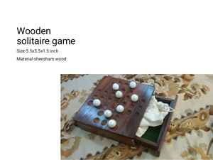 Jeu de dominos en bois écologique personnalisé avec motif en cubes pour enfants et adultes - Jeu de société éducatif classique - Product Image 3