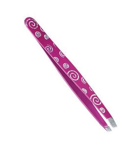 Pince à épiler professionnelle KAAMIR INSTRUMENTS à prix de gros, pointe fine, en acier inoxydable, écologique et légère pour le soin des sourcils - Product Image 1