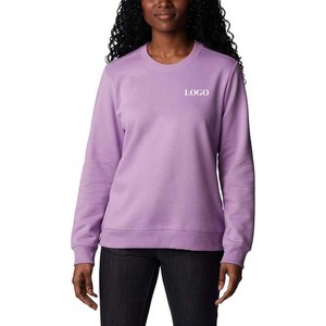 Sudadera de Forro Polar para Mujer 2026, 100% Algodón, Mangas Largas, Cómoda, Impresión Personalizada Frontal, Servicio OEM Disponible, Alta Calidad - Product Image 1