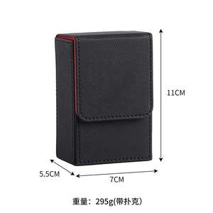 Estuche para Cartas de Juego, Suministro de Fábrica, Organizador de Cartas Protector de Cuero PU para Póker - Product Image 5