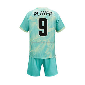 Maillots et shorts de football personnalisés imprimés par transfert thermique pour garçons et hommes – Tenues d'été pour équipes – Vente en gros disponible - Product Image 2