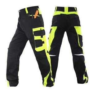 Pantalon de travail robuste pour hommes, idéal pour les charpentiers et les ingénieurs électrotechniciens, taille mi-haute, style cargo, utilitaire - Product Image 3