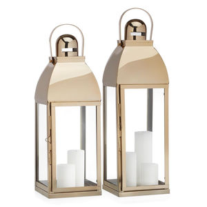 Farol Colgante de Metal y Vidrio de Primera Calidad con Acabado Dorado para Decoración de Iluminación en el Hogar, Ramadán y Eid - Product Image 1